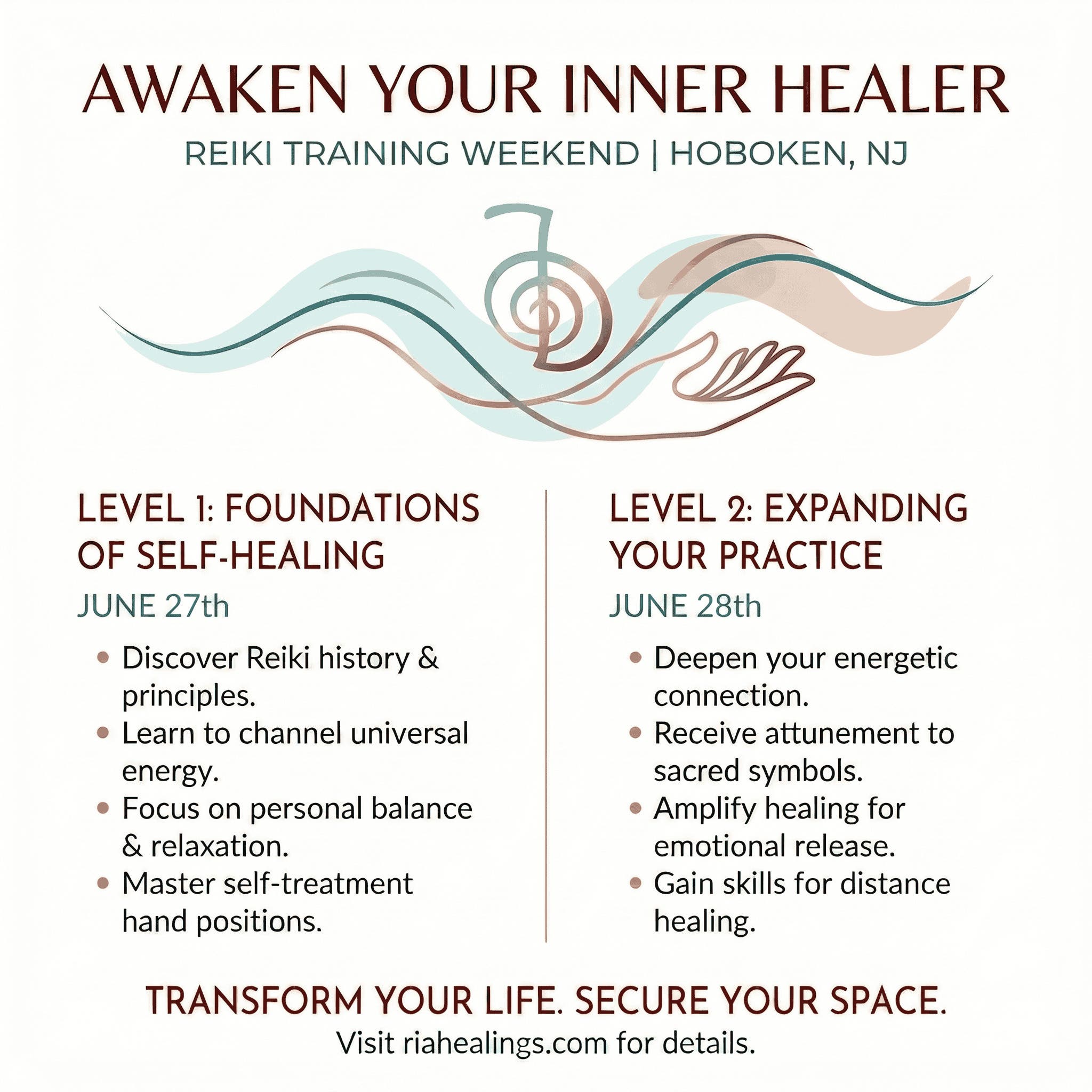 Awaken Your Inner Healer: Reiki Training Weekend