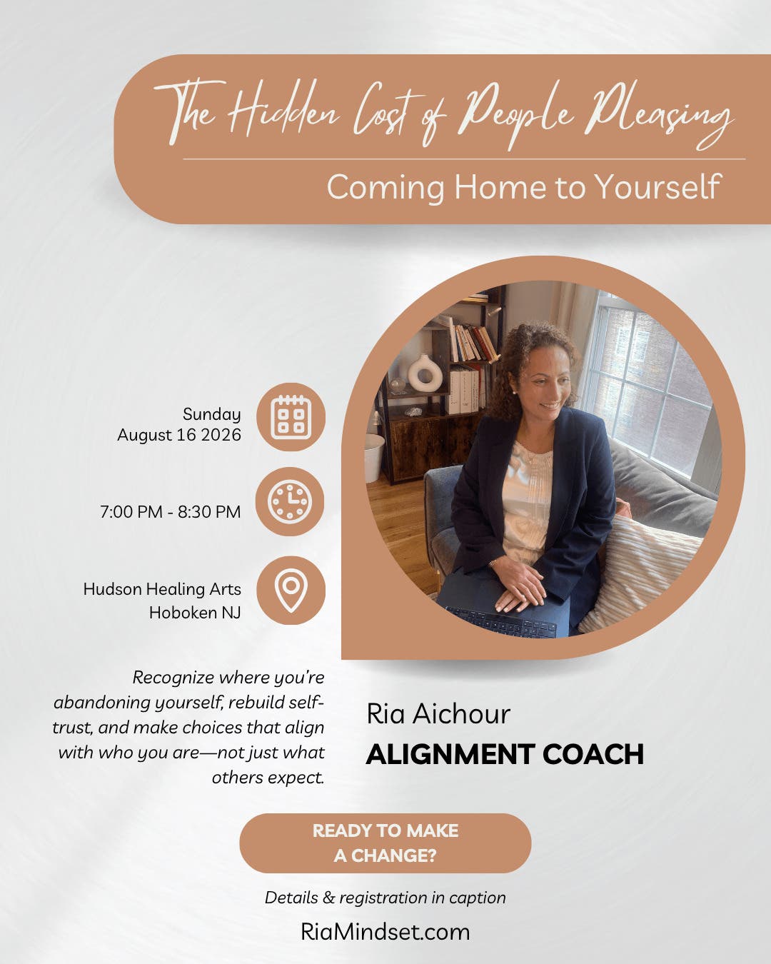 The Hidden Cost of People Pleasing: A FREE Workshop in Hoboken