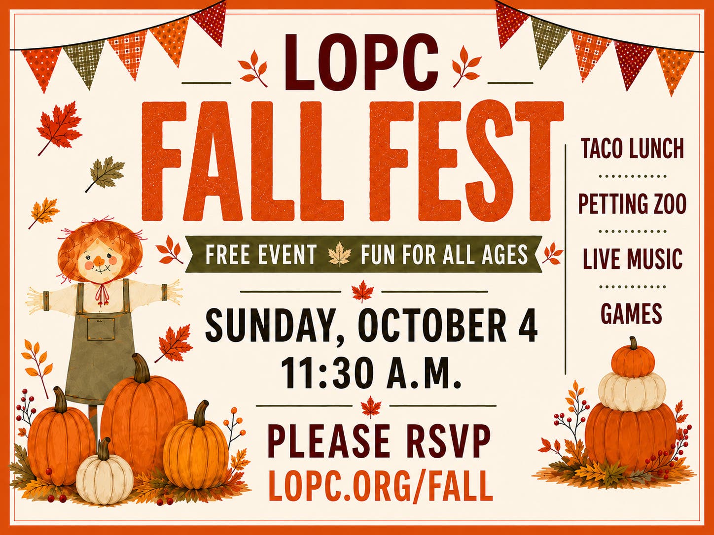 Join Us for the LOPC Fall Fest!