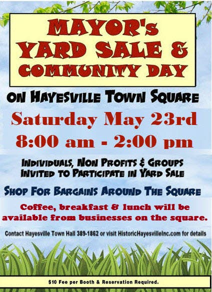 Mayor's Yard Sale & Community Day