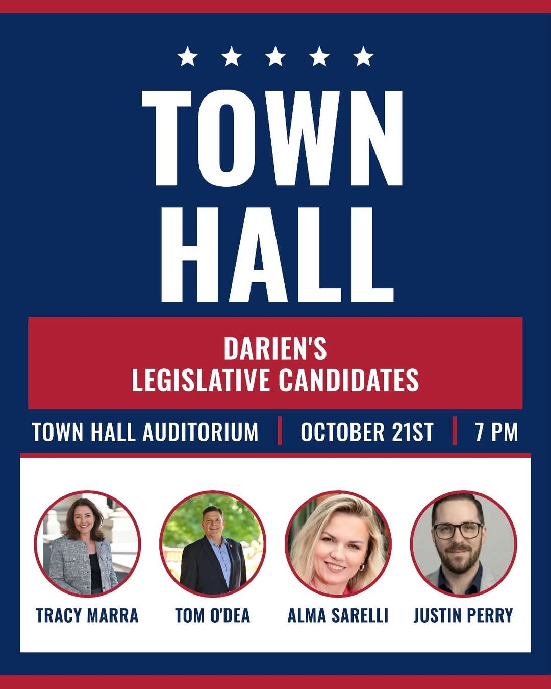 Town Hall: Darien's Legislative Candidates