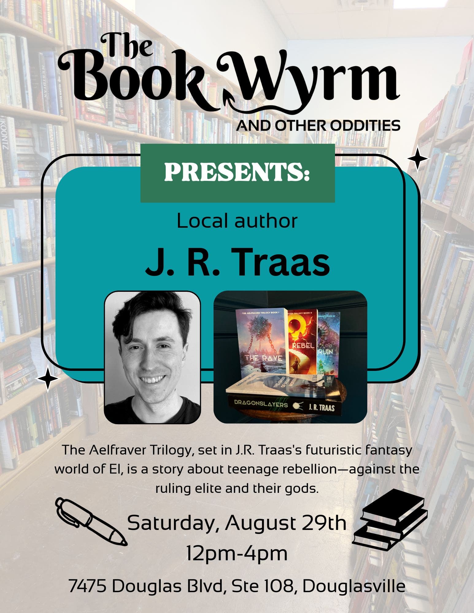 Meet Local Author J. R. Traas