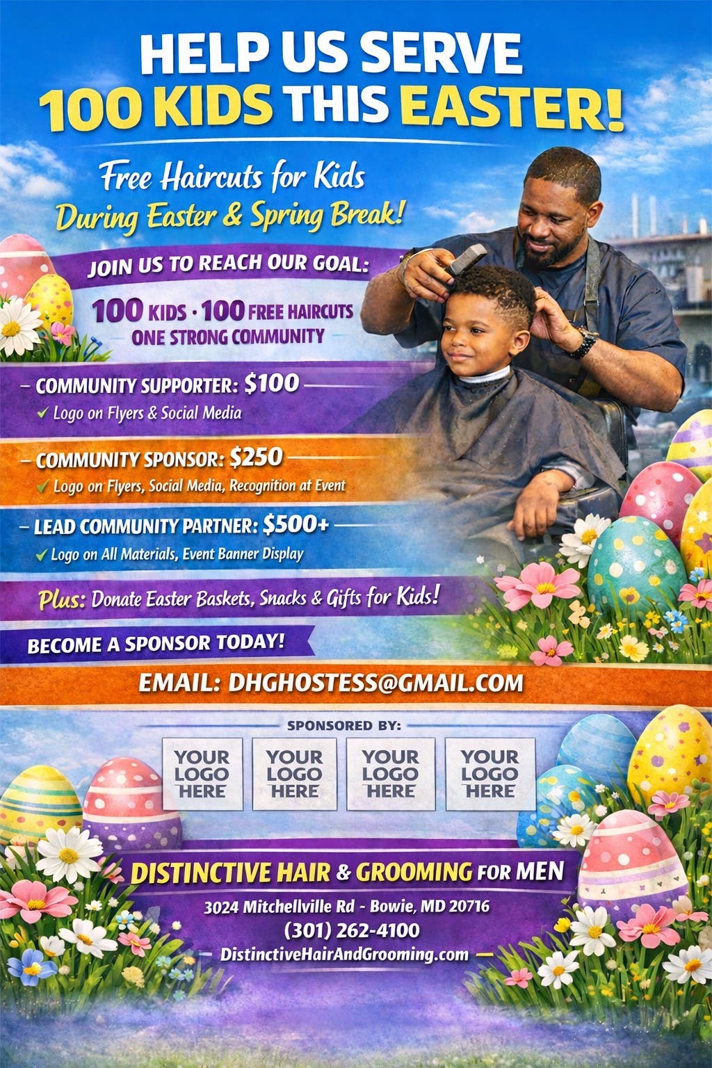100 Kids | 100 Free Haircuts | One Strong Community 