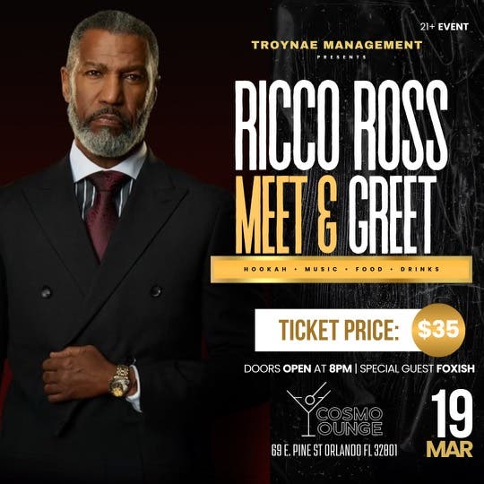 Actor Ricco Ross from Beauty in Black Meet & Greet