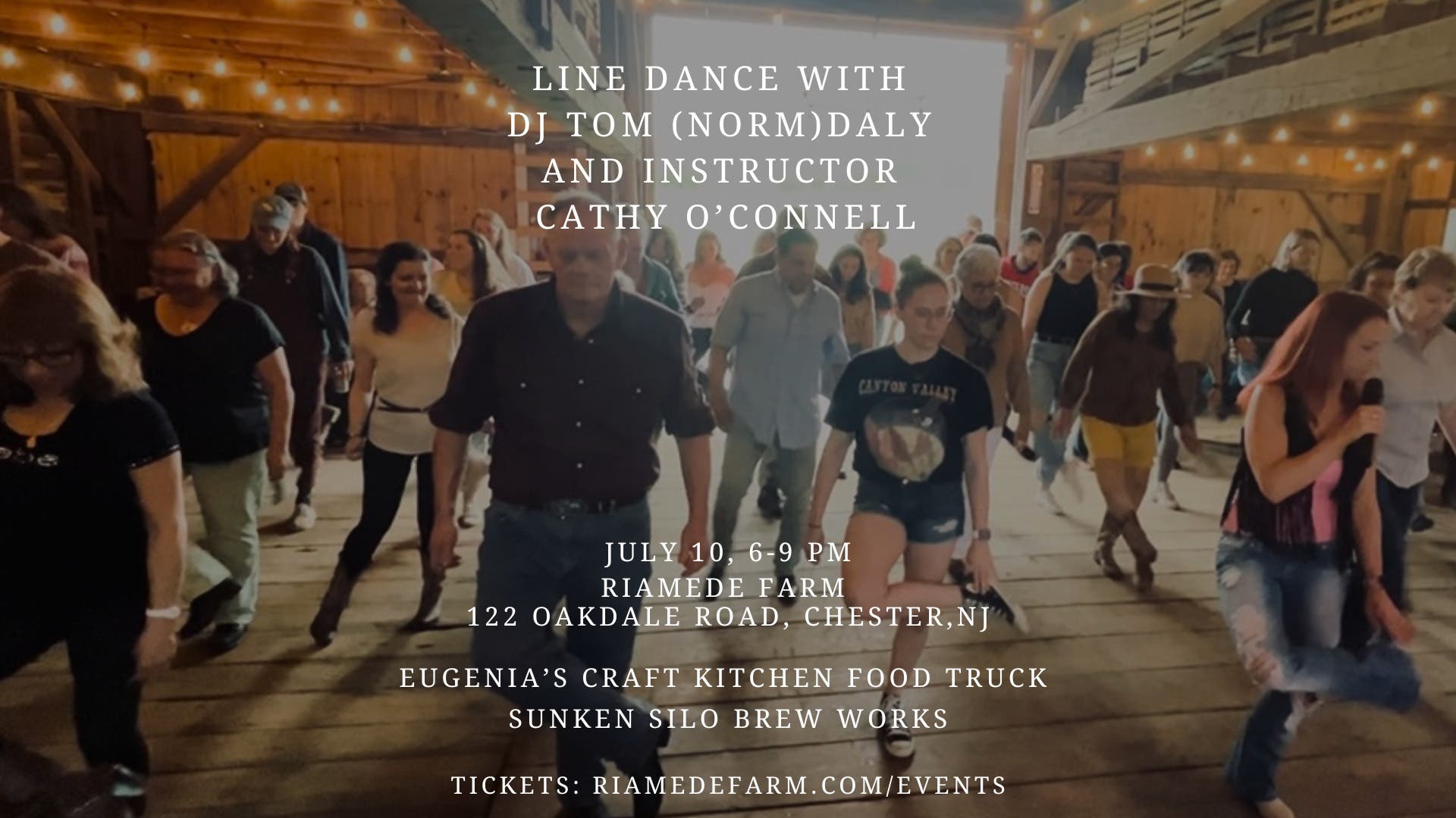 Line Dancing at Riamede Farm