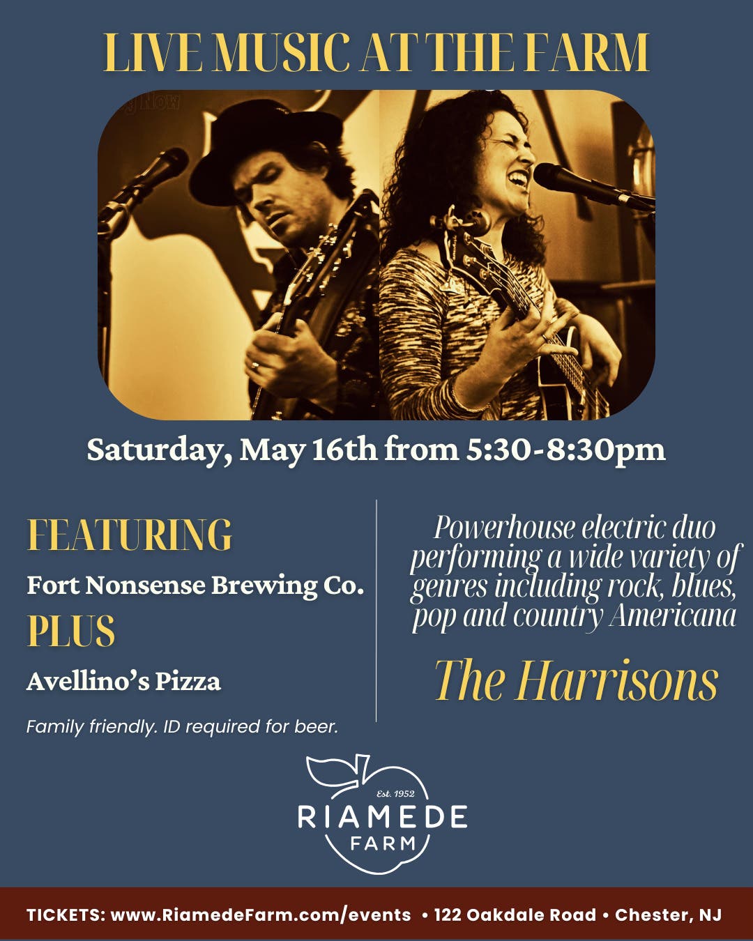 Live Music at the Farm - The Harrisons