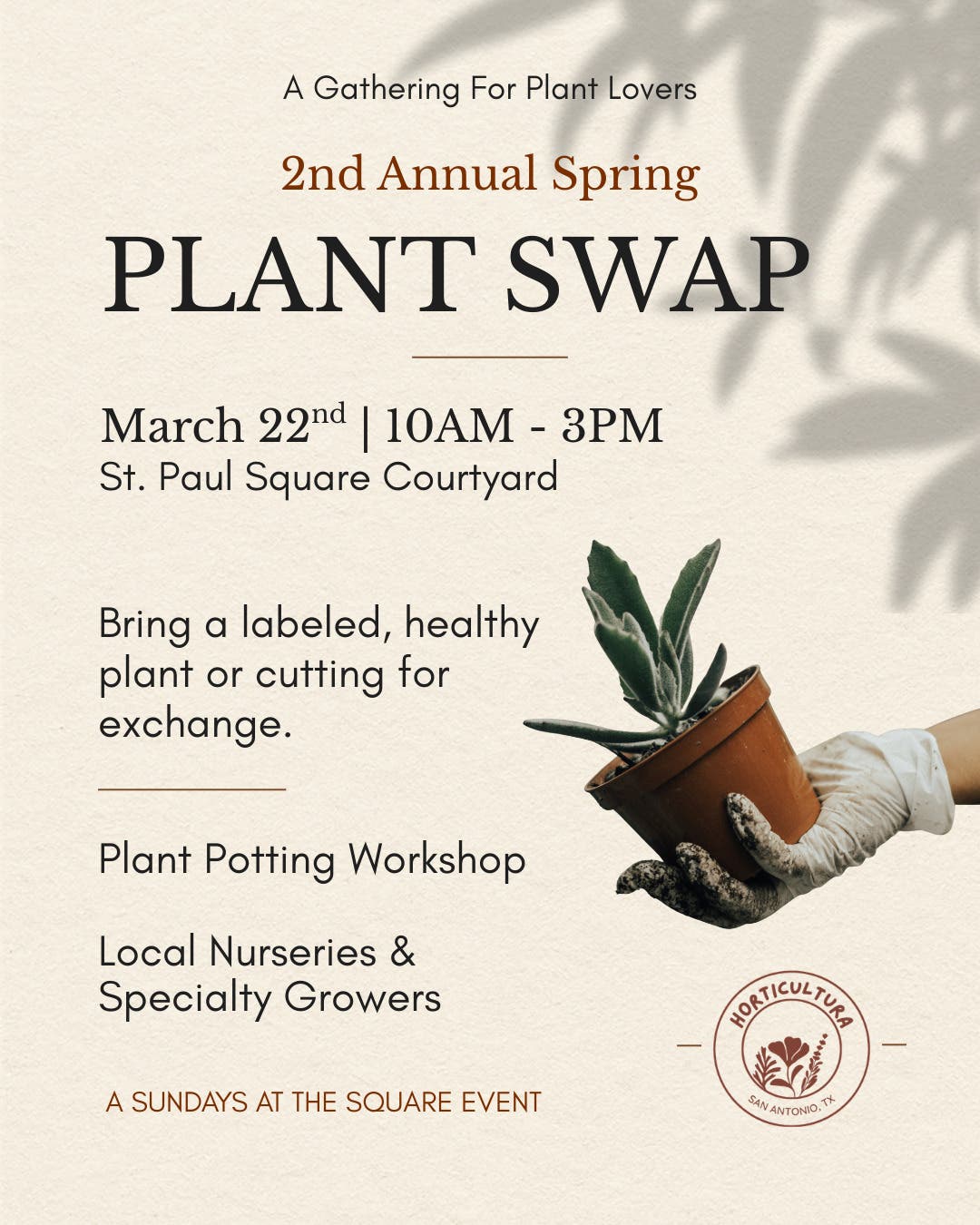 Mar 22 | 2nd Annual Spring Plant Swap | San Antonio, TX Patch