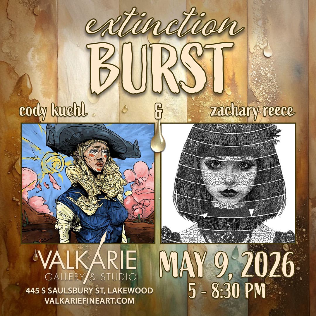 "Extinction Burst" art of Cody Kuehl and Zachary Reece