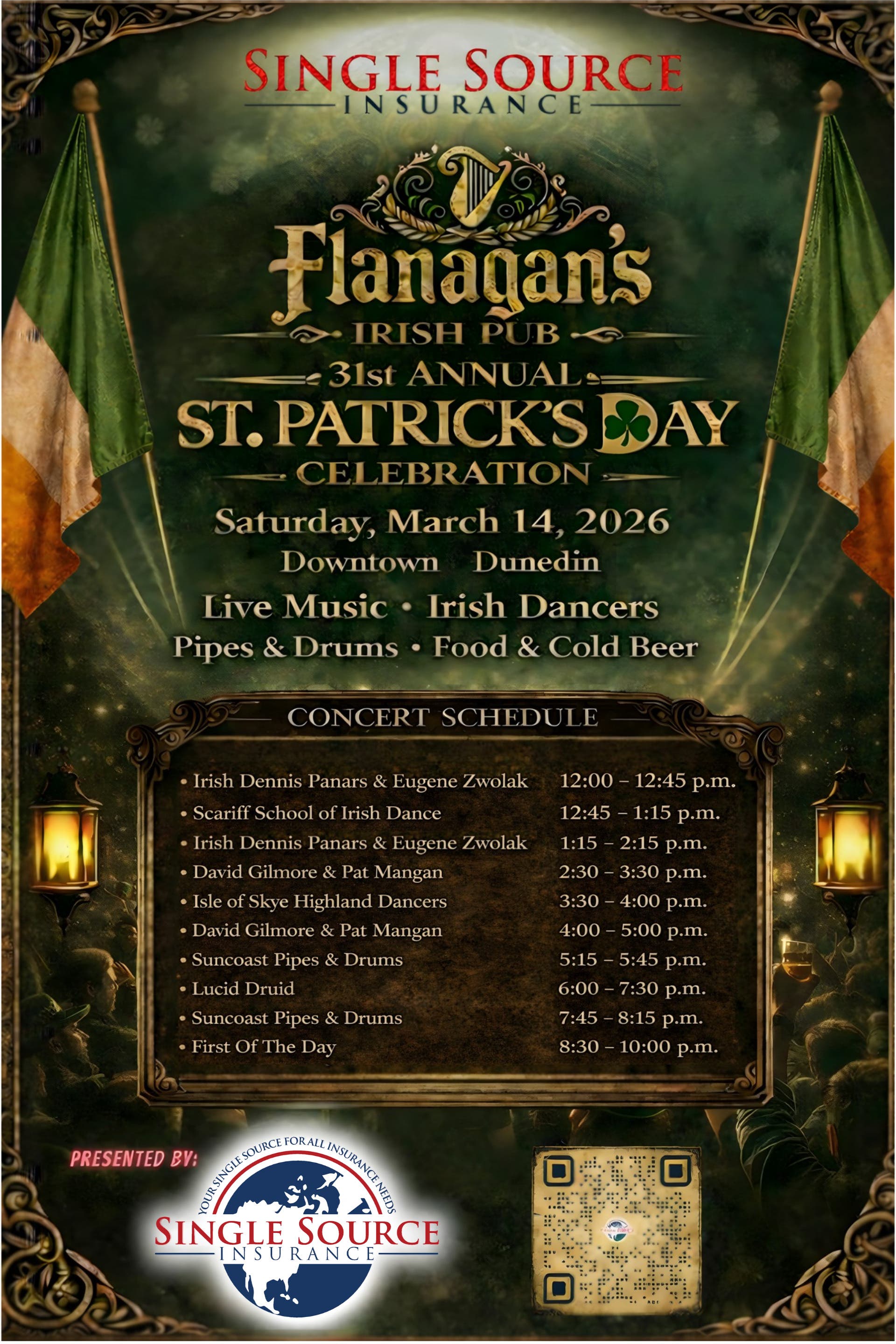 Flanagan’s 31st Annual St. Patrick’s Day Street Festival