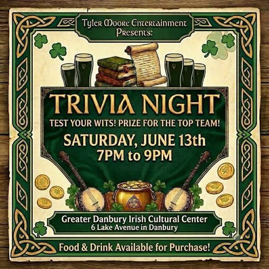 Trivia Night at the Danbury Irish Cultural Center!