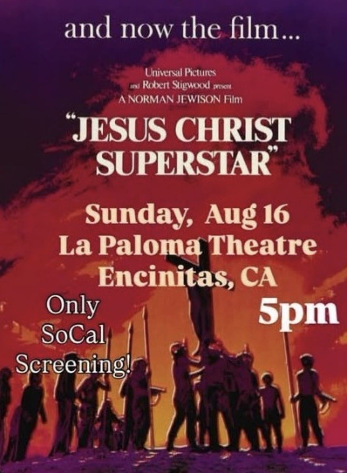 “Jesus Christ Superstar” ~ FAREWELL TOUR ~ Ted Neeley IN PERSON!