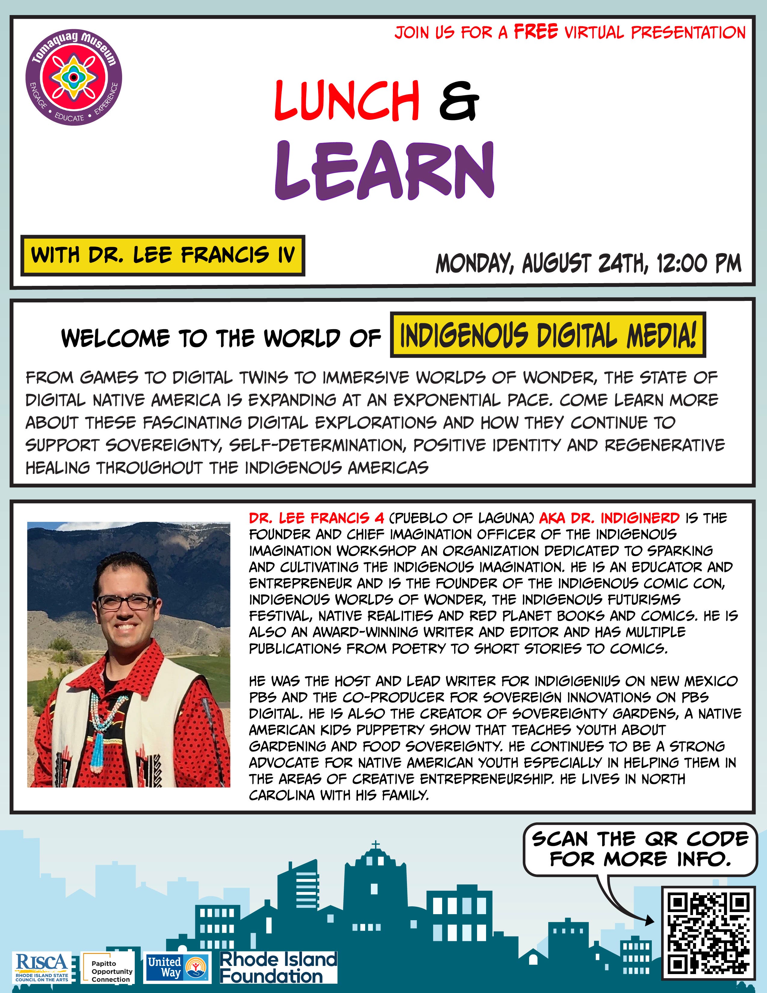 Lunch & Learn with Dr. Lee Francis IV