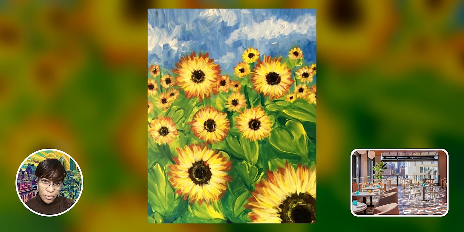 Paint Nite at Lifted Rooftop Restaurant & Bar