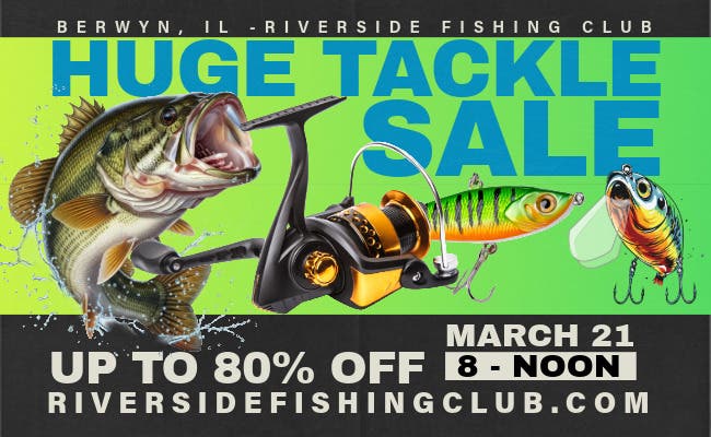 Huge Fishing Tackle Sale & Swap Meet – Riverside Fishing Club 2026
