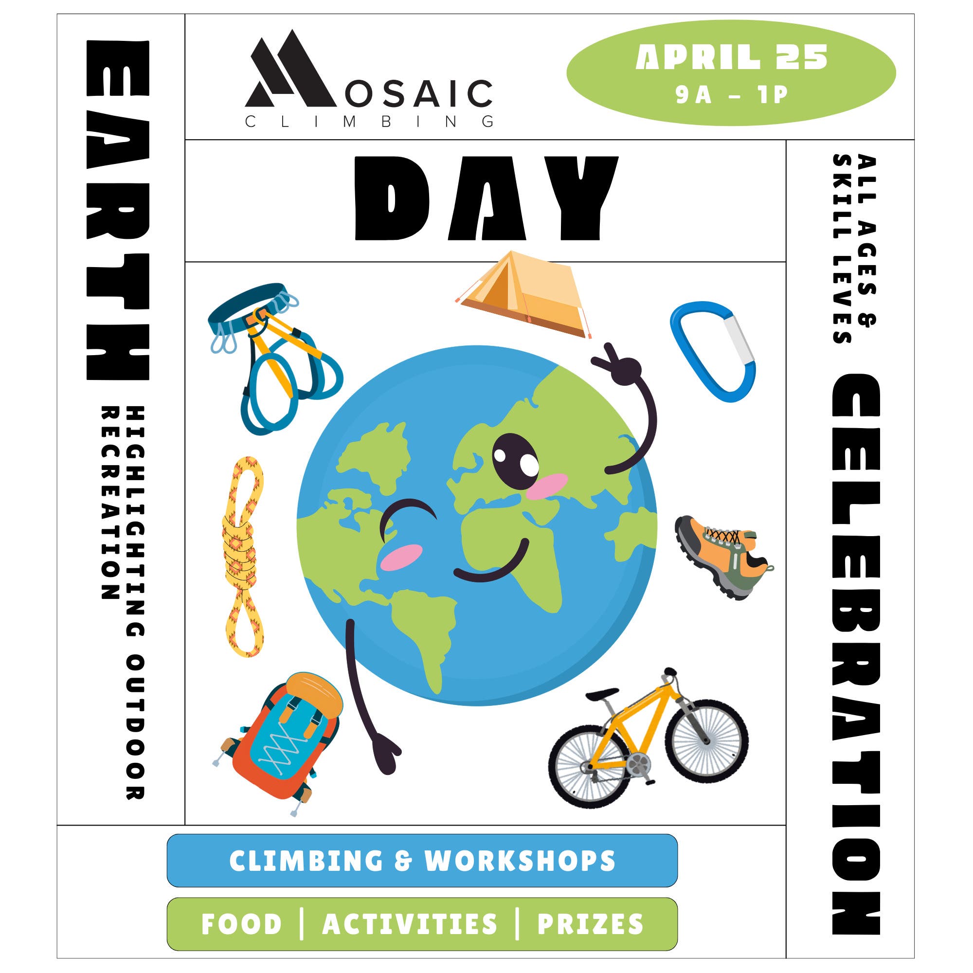 Mosaic ClimbRox Earth Day Event