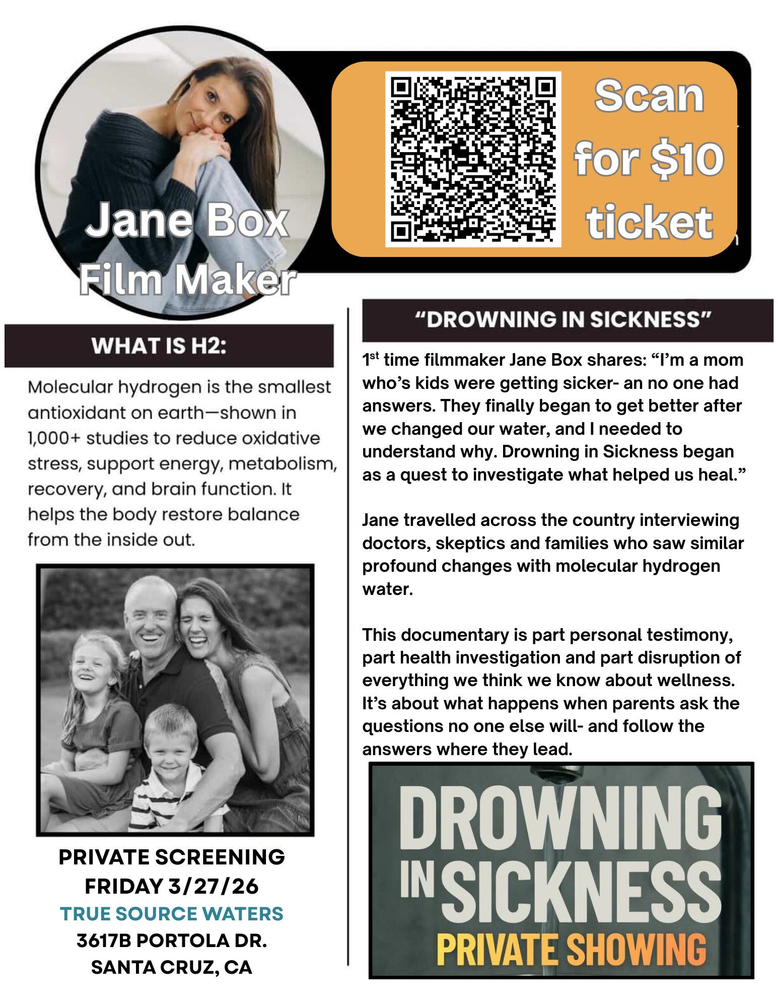 Drowning in Sickness Documentary Film Screening