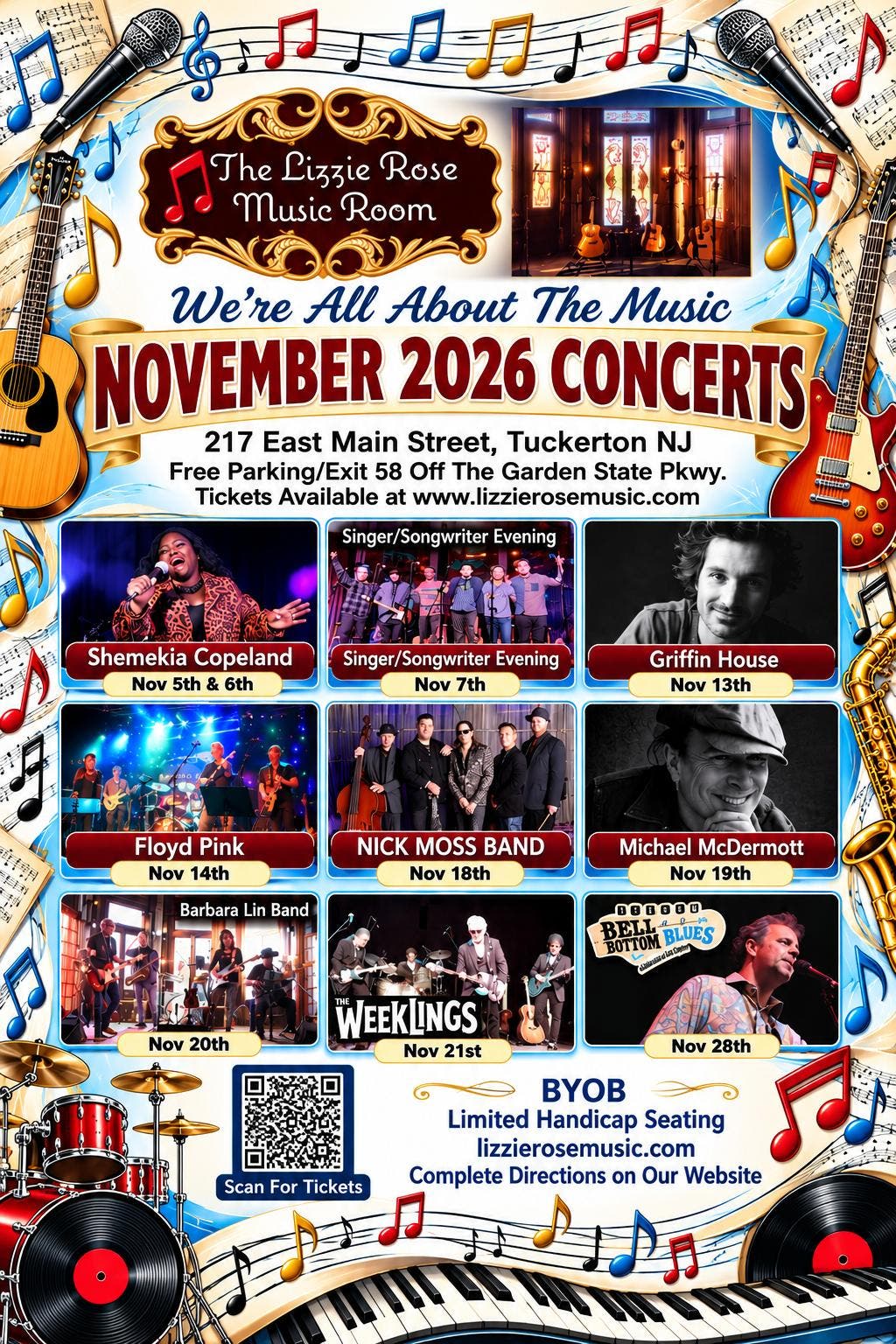 November Concert Schedule