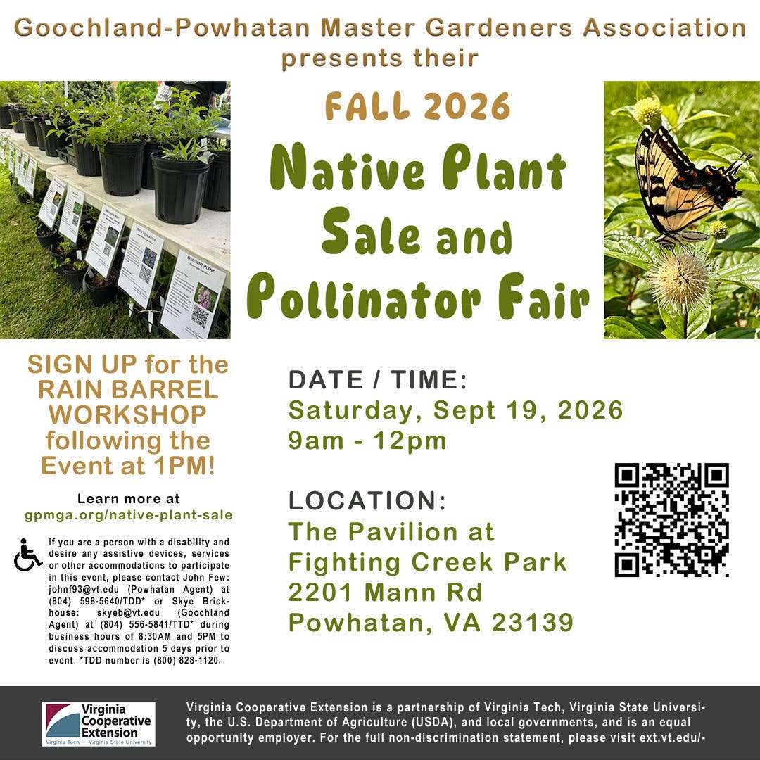 Native Plant Sale and Pollinator Fair at Fighting Creek Park
