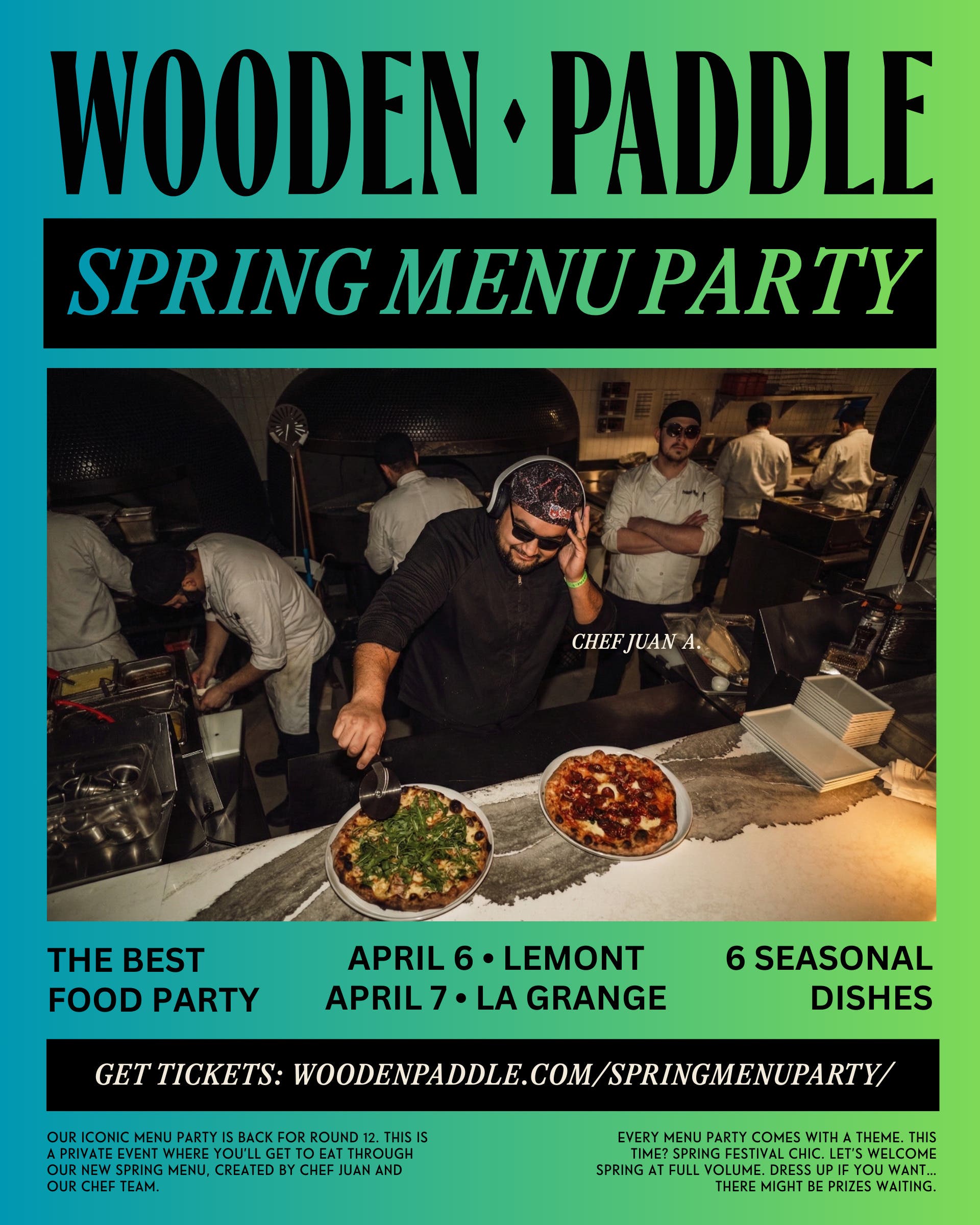 Spring Menu Party™ - A Private Tasting