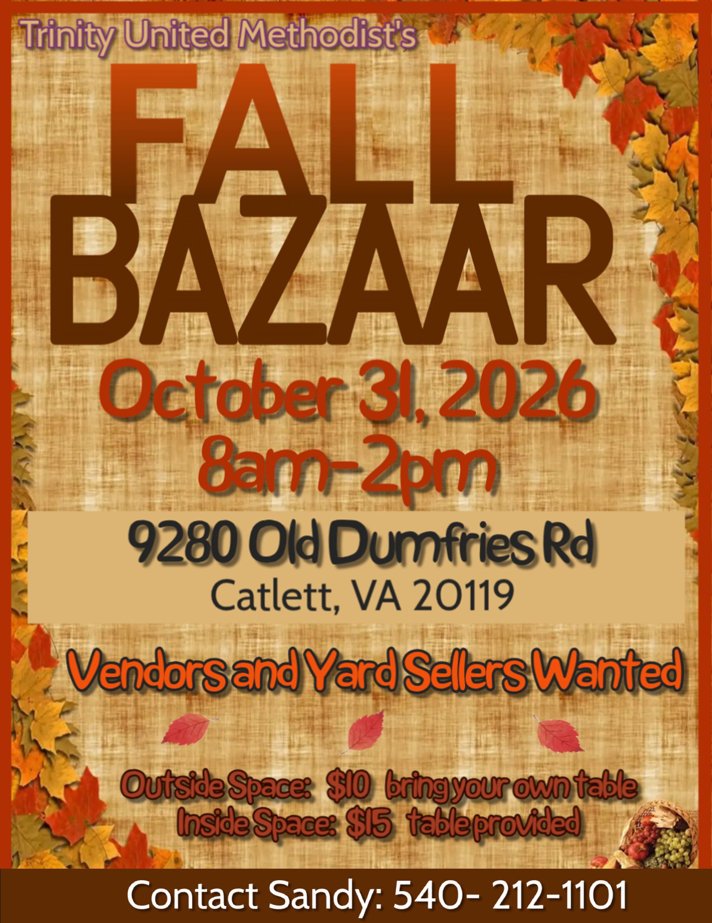 WANTED:  Craft Vendors and Yard Sellers!