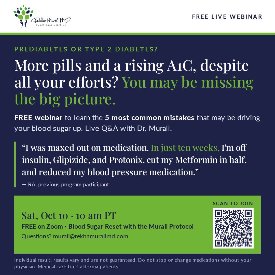 A Personalized Approach To a Blood Sugar Reset with the Murali Protocol