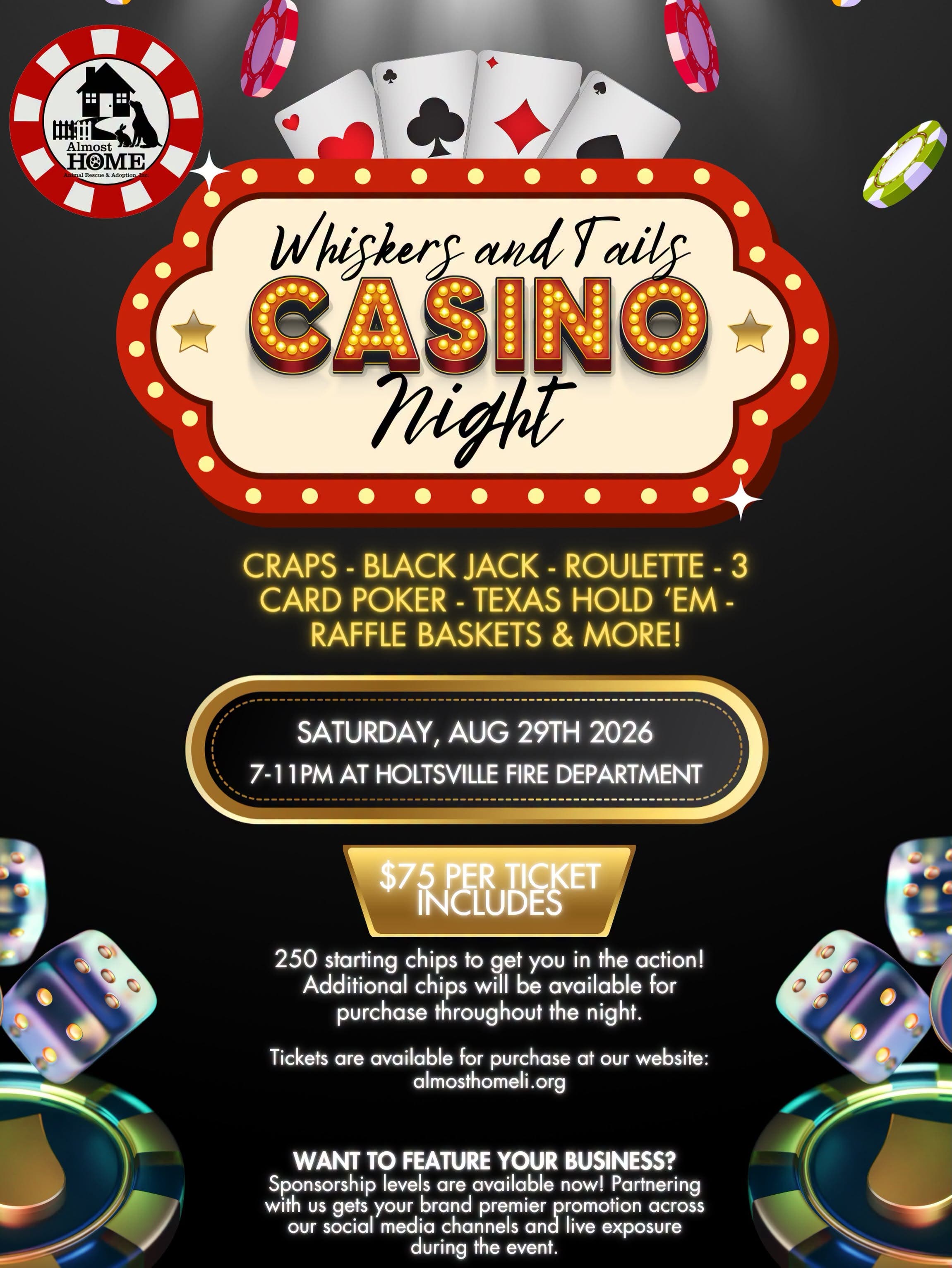 Whiskers And Tails Casino Night