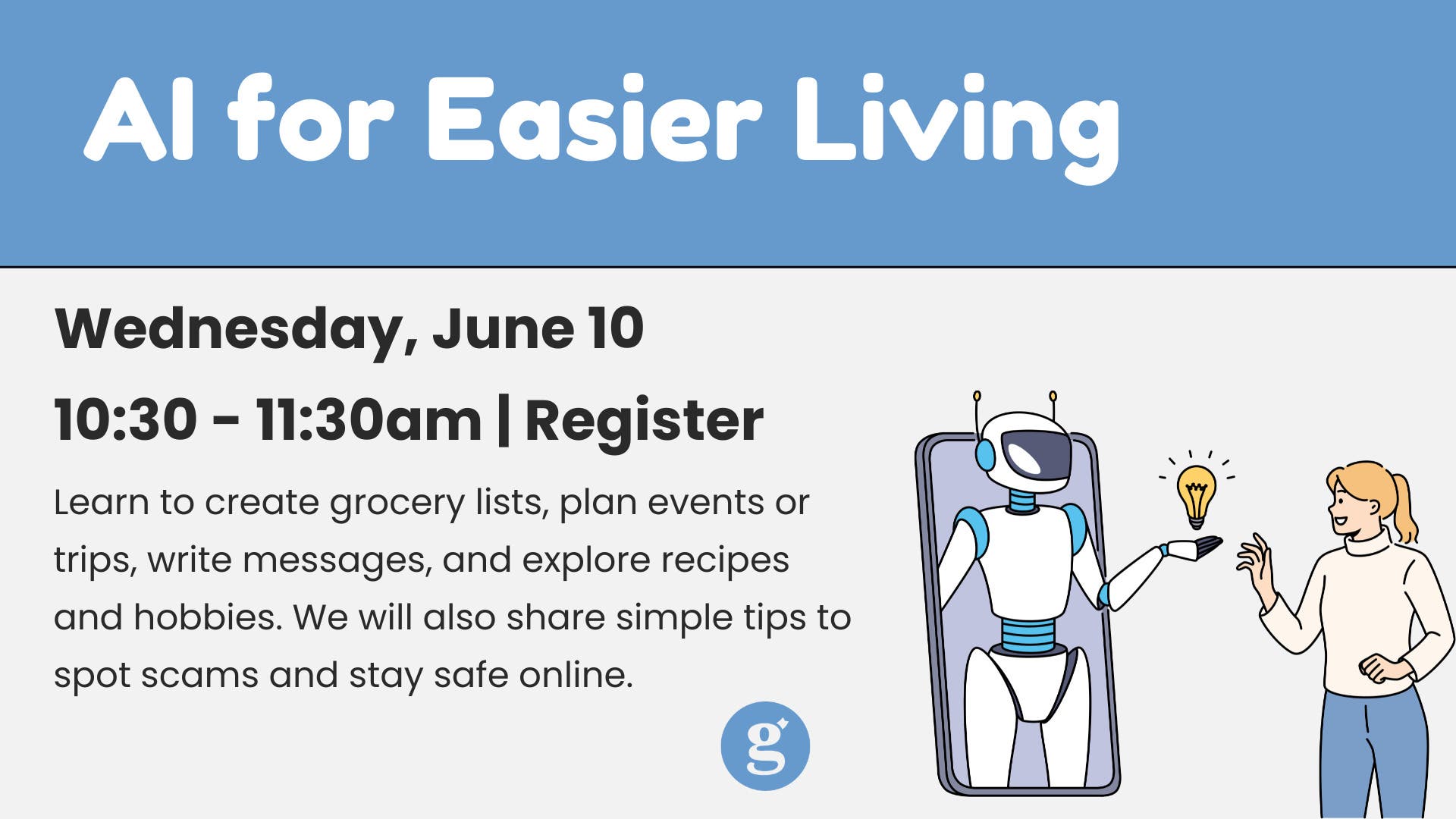 AI for Easier Living