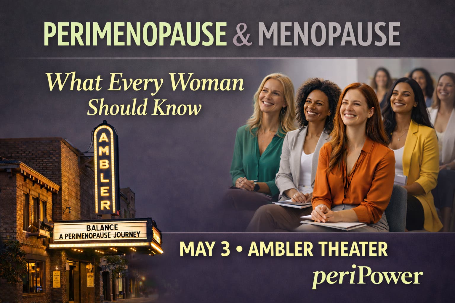 Ambler Event: What Women Should Know About Perimenopause and Menopause (May 3)
