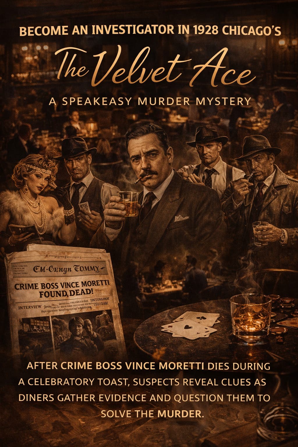 The Velvet Ace: Murder Mystery Dinner