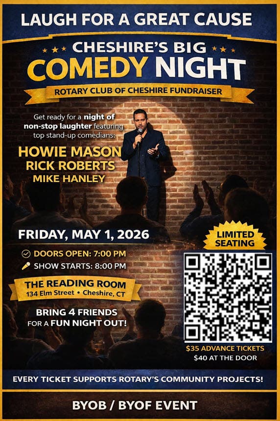 Cheshire Rotary Club – Live Comedy Show