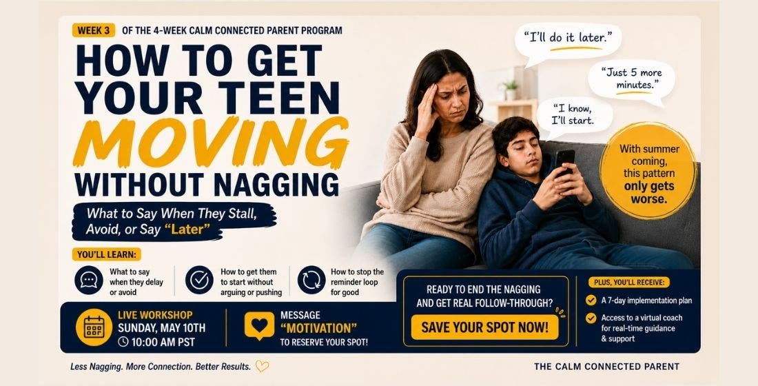 How To Get Your Teen Moving Without Nagging