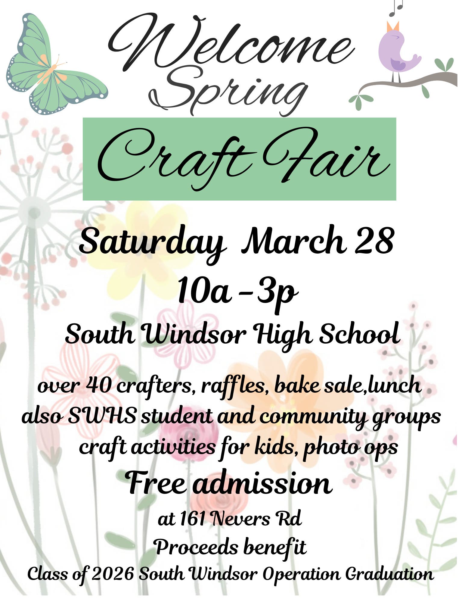 SW Operation Graduation Spring Craft Fair 