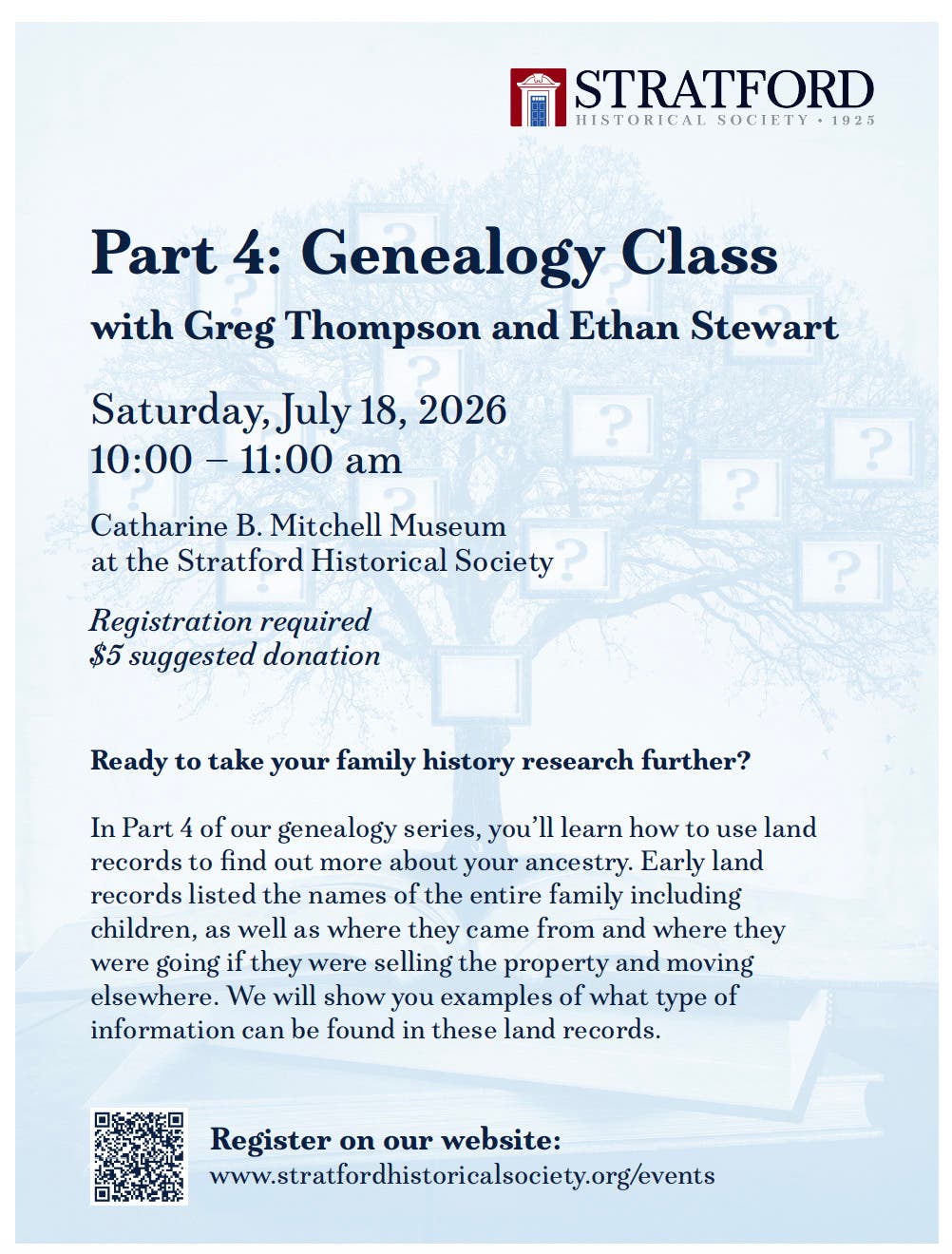 Part 4: Genealogy Class