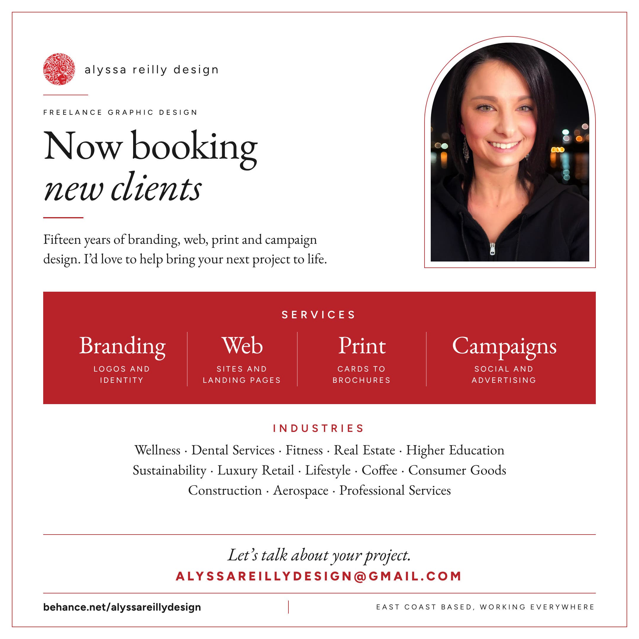 Local Designer Now Booking New Clients for Branding, Web and Print