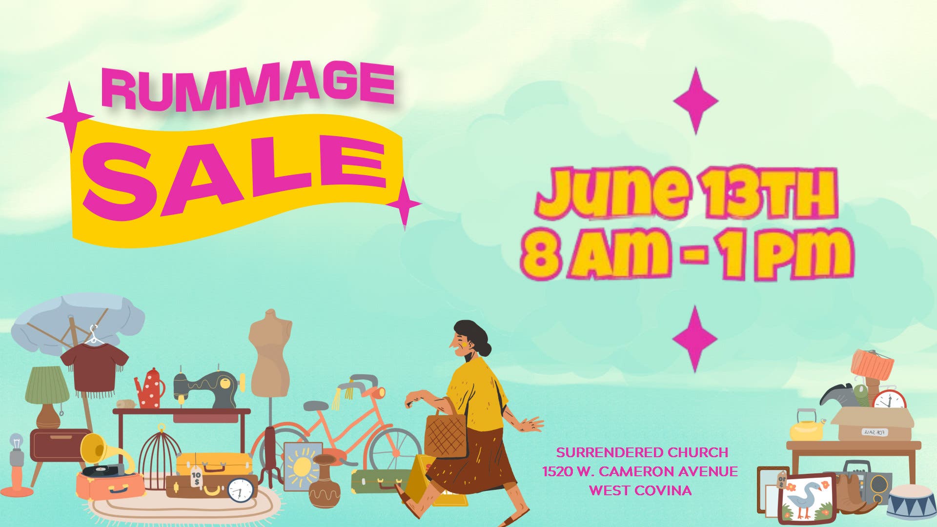Rummage Sale at Surrendered Church
