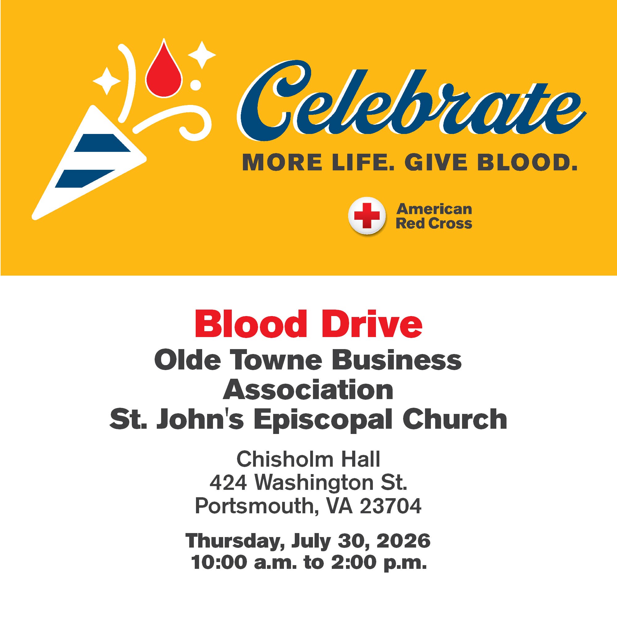 American Red Cross Blood Drive