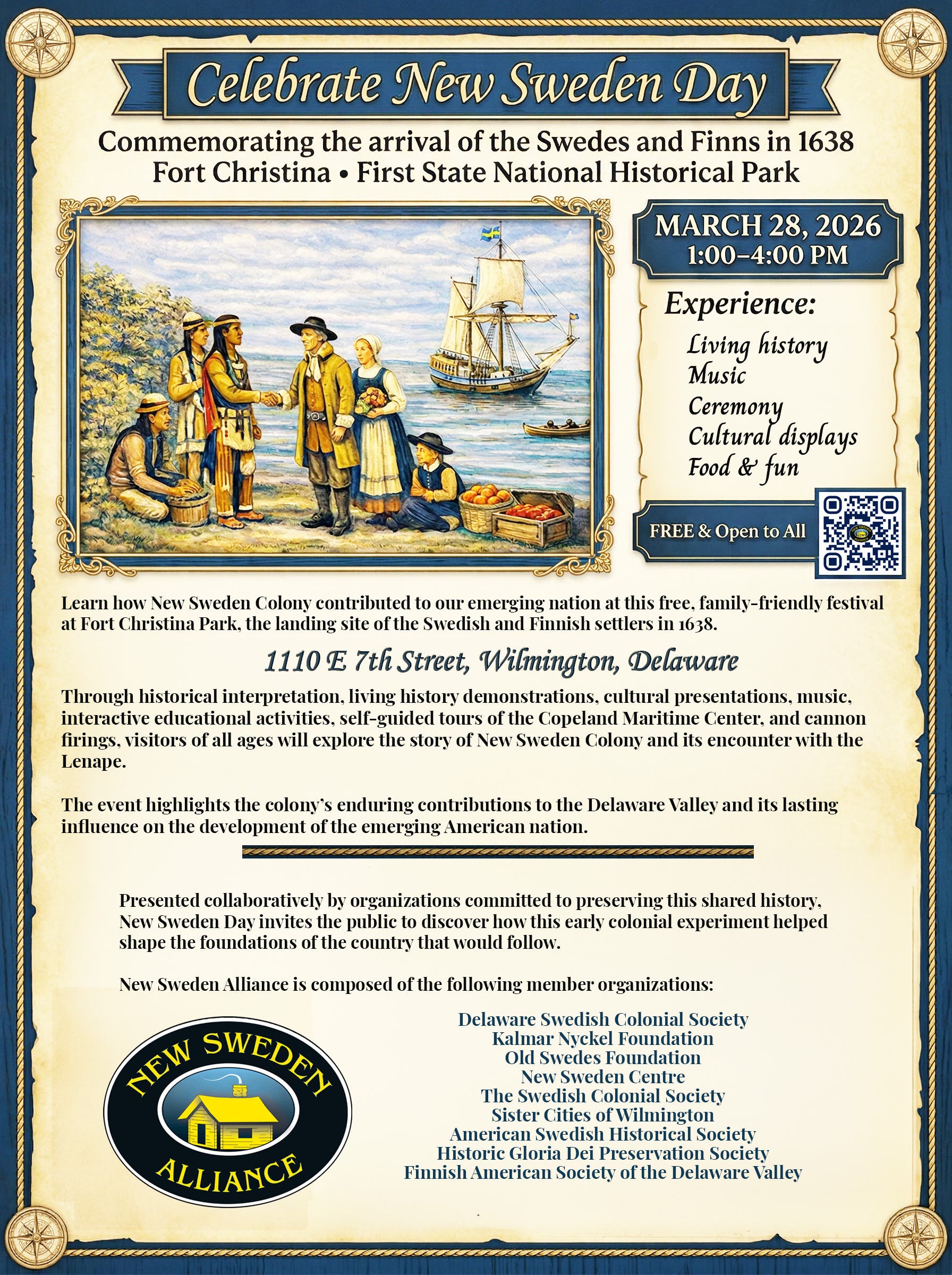New Sweden to New America: 1638 & Beyond