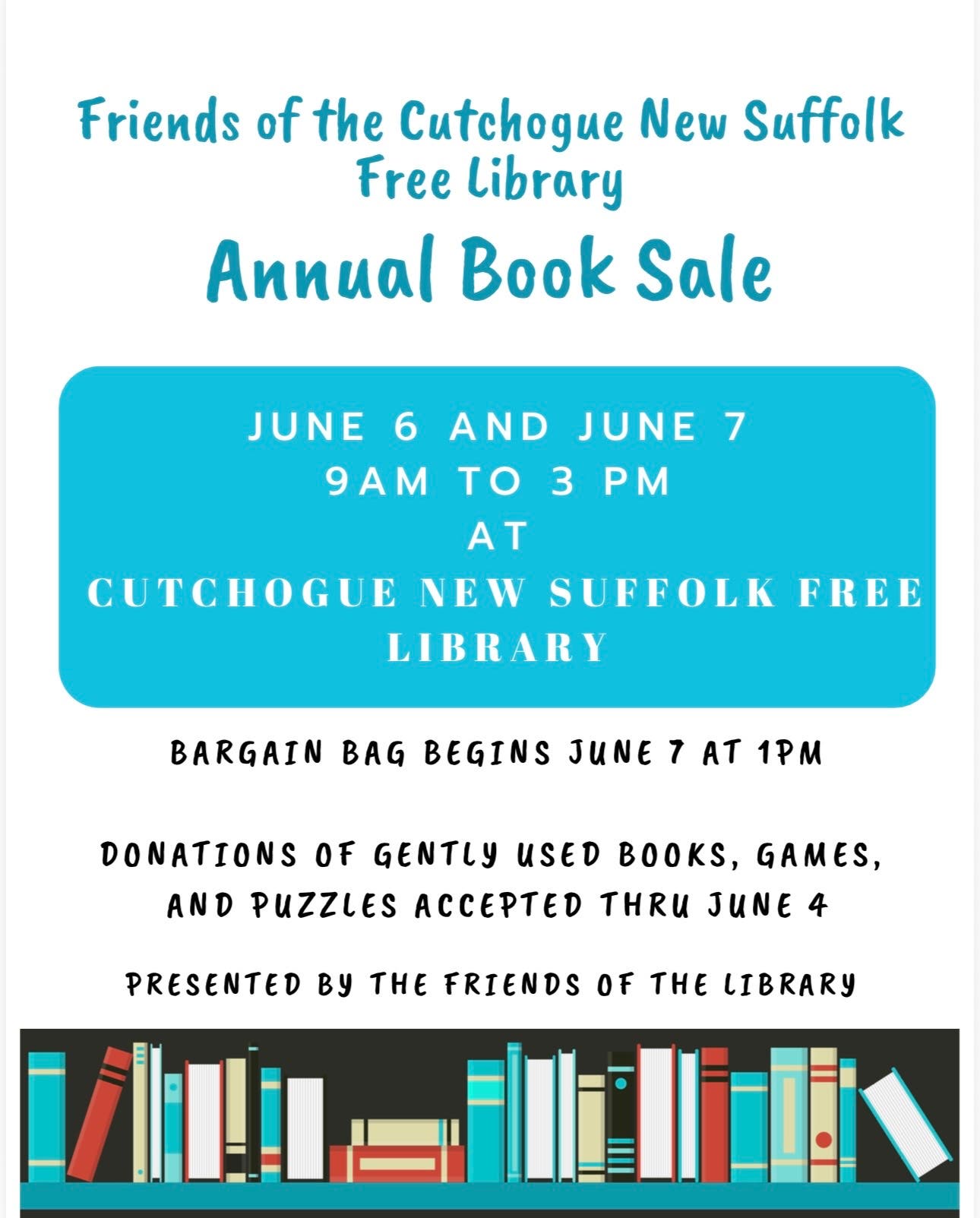 Friends Of The Cutchogue New Suffolk Free Library Annual Book Sale