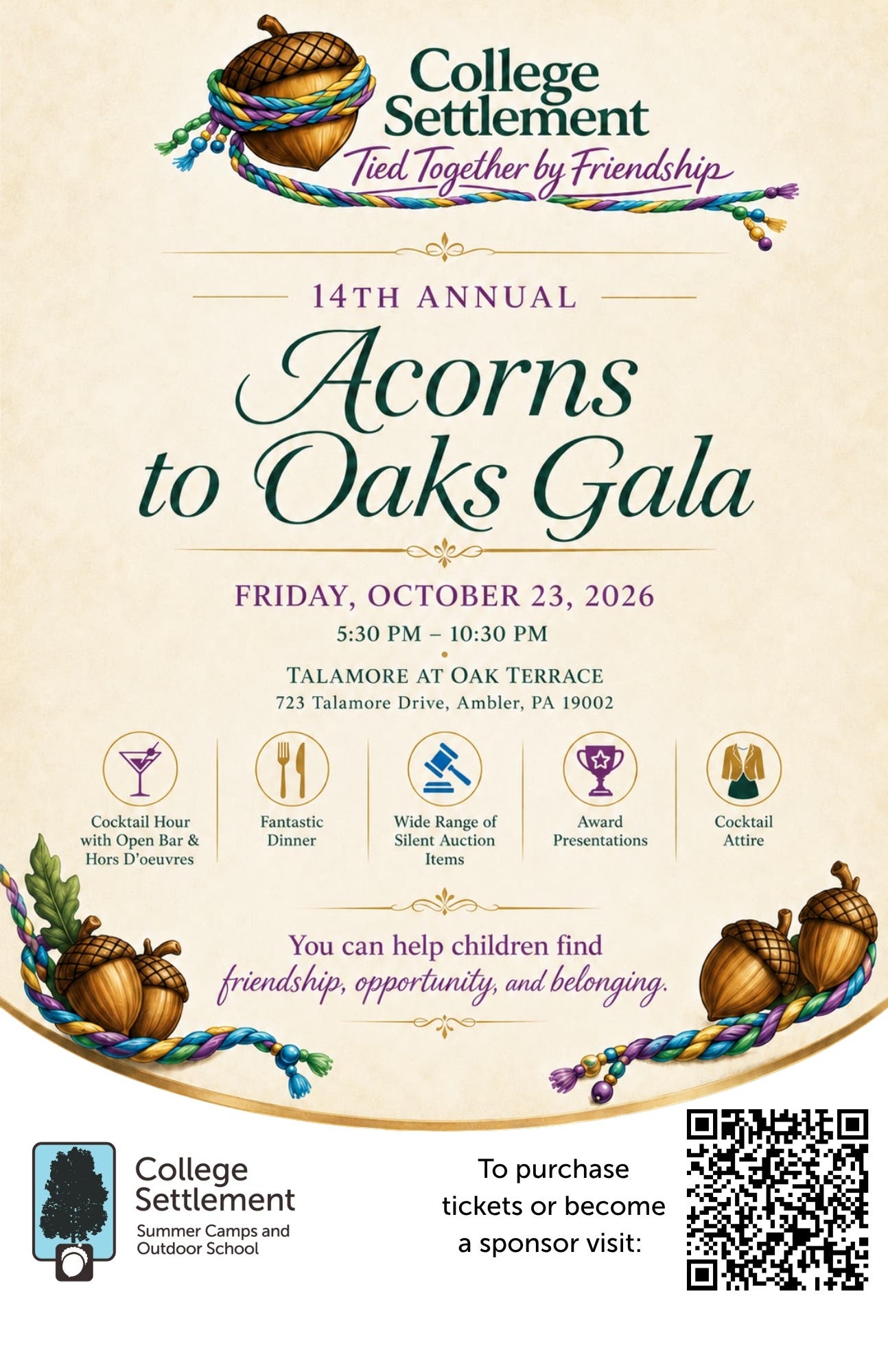 14th Annual Acorns to Oaks Gala