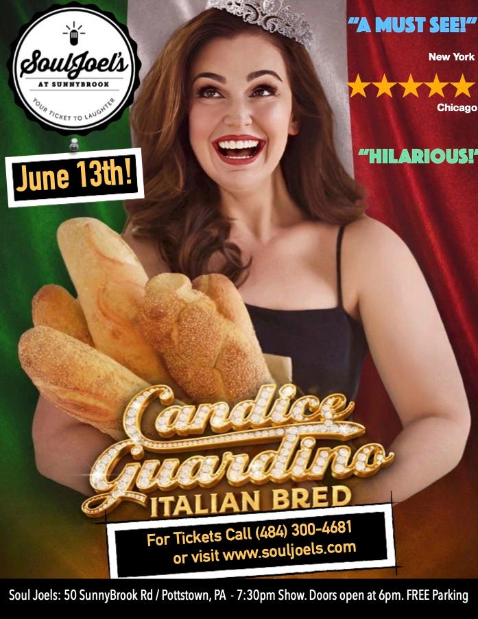 Hit Comedy Italian Bred at Soul Joel's!