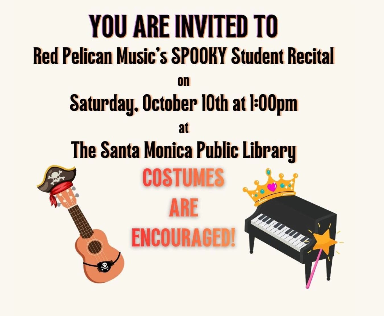 Red Pelican Music's Fall Recital
