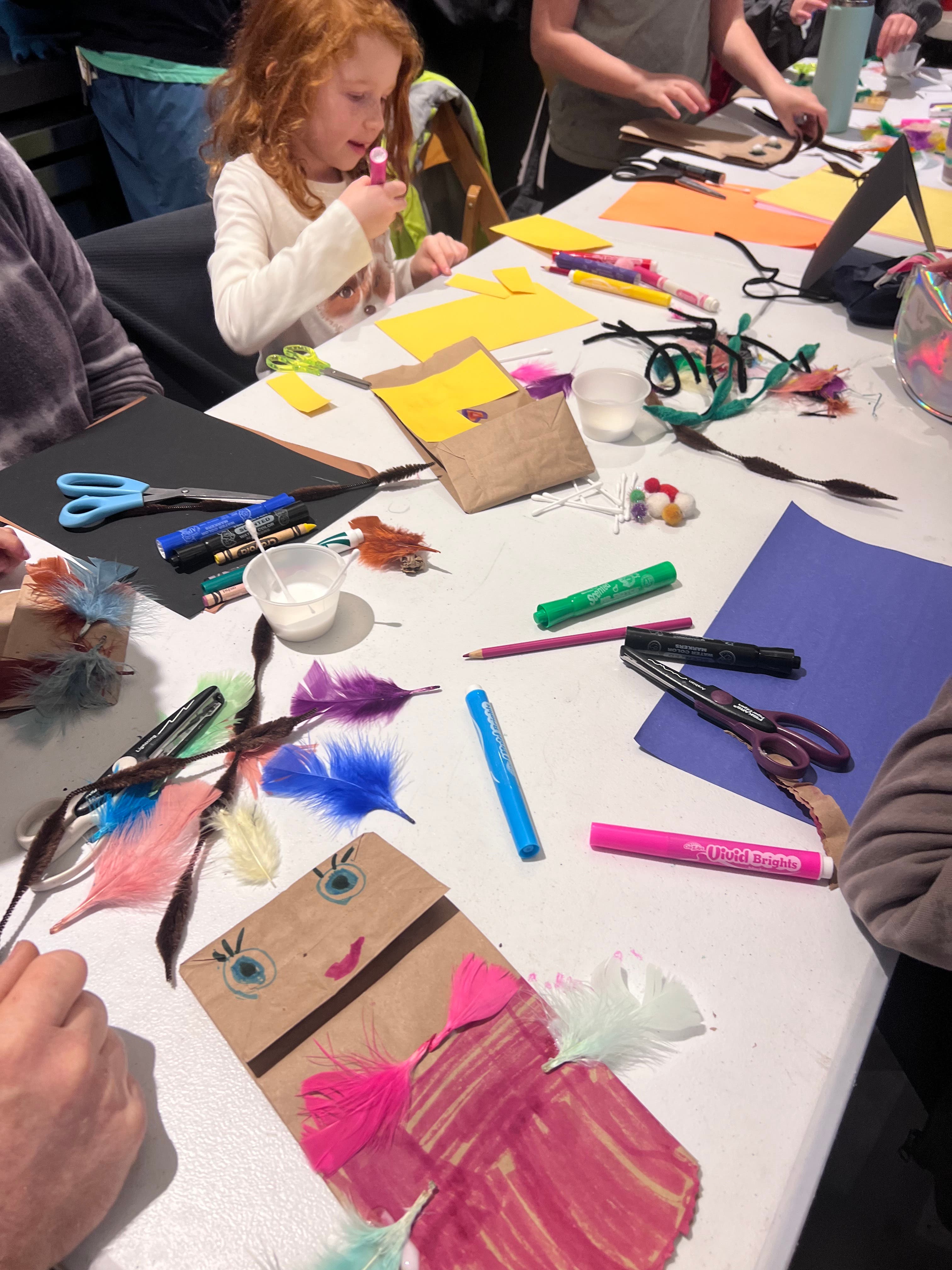Puppet Making Workshop at Pease Park