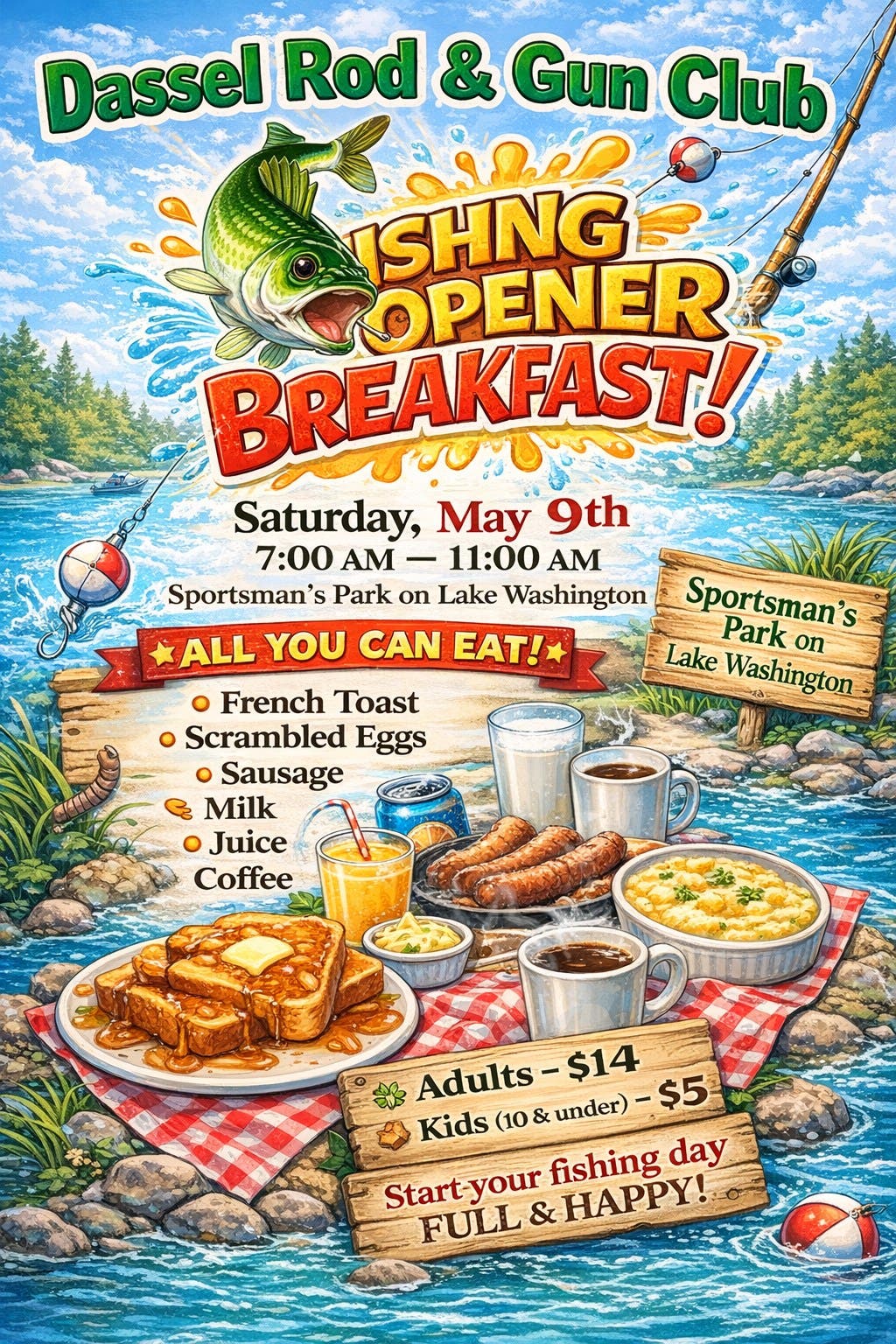 Fishing Opener Breakfast