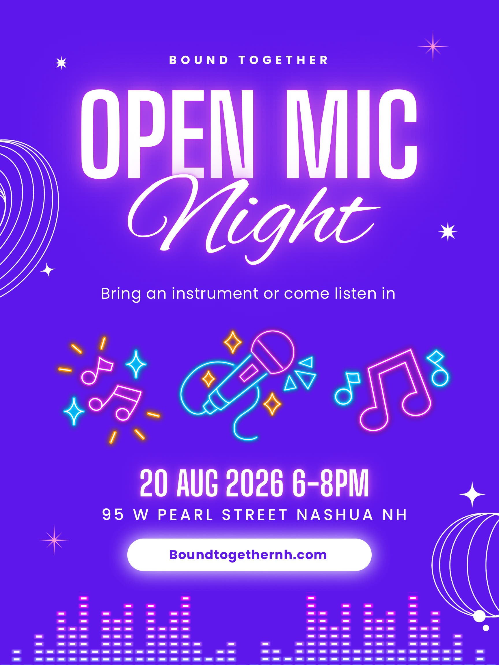 Bound Together Open Mic Night