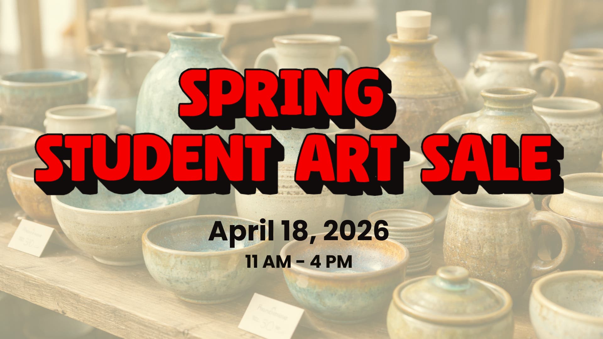 Spring Student Art Sale
