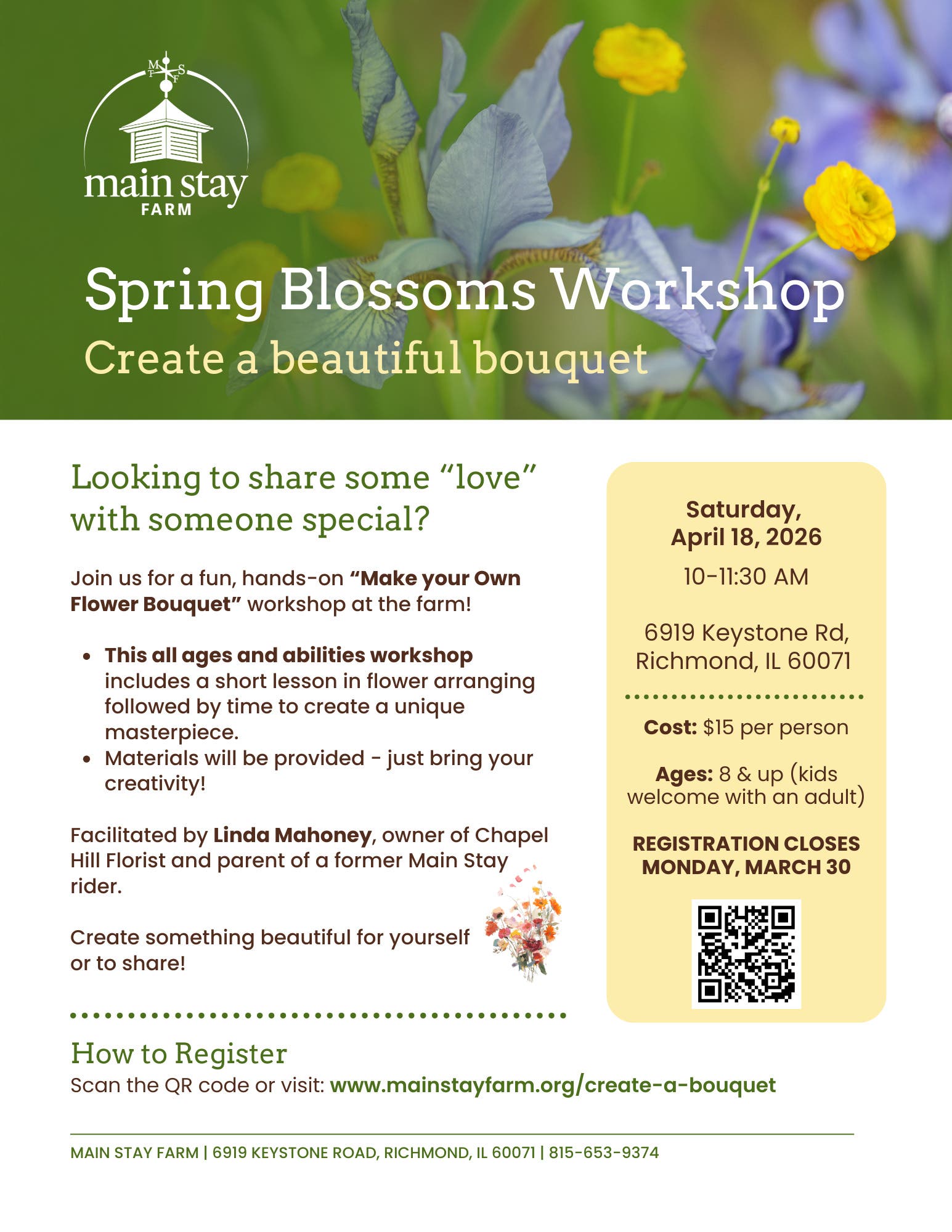 Spring Blossoms Workshop