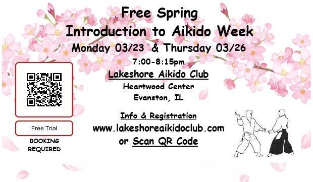 FREE Spring INTRO AIKIDO Week