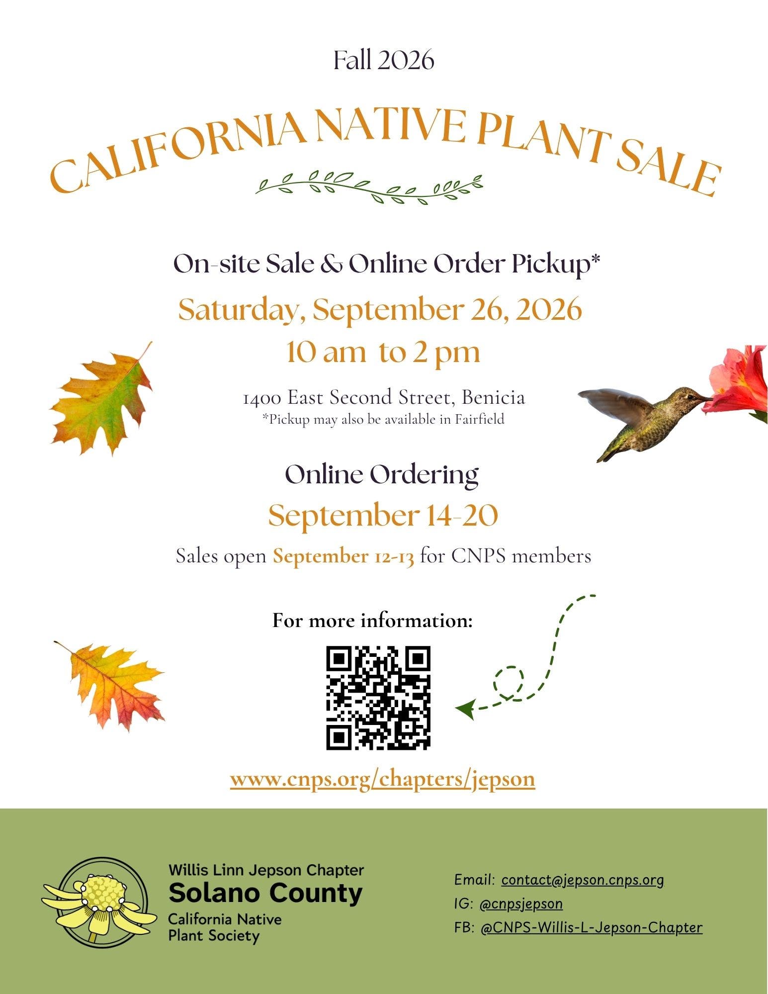 Fall Native Plant Sale