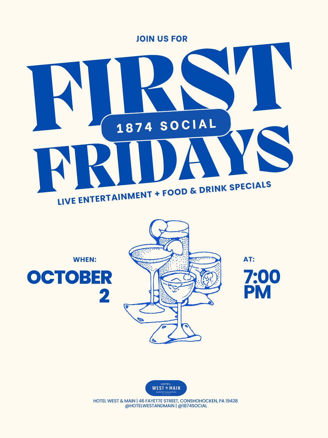 First Friday at 1874 Social