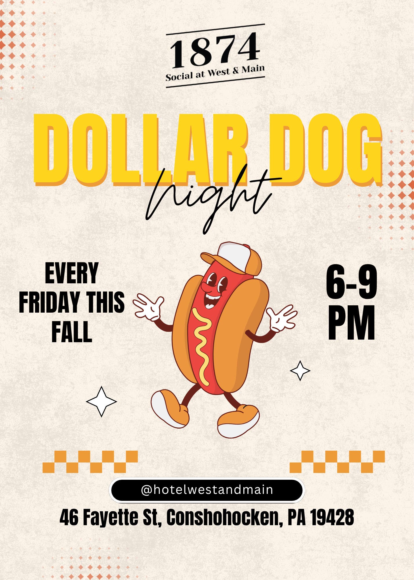 Dollar Dog Nights at 1874 Social 